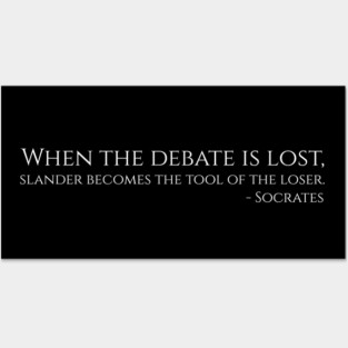 Classical Ancient Greek Philosopher Socrates Anti SJW Quote Posters and Art