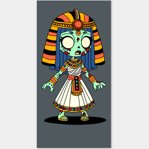 Cute Egyptian Zombie Wall Art by H. R. Sinclair