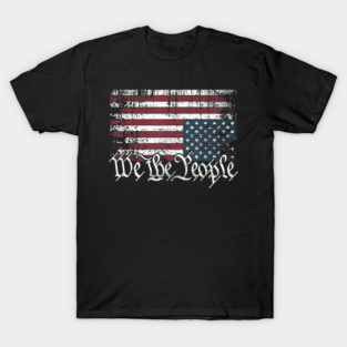 Upside Down American Flag T-Shirt