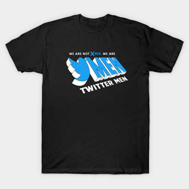 Dave Sim's Twitter Men Logo (Blue) T-Shirt by Matt Dow's AMOC TeePublic Shop