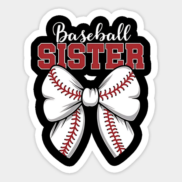Baseball-Sister-Vintage-Sport-Lover-Sister-Mothers Day Magnet by ArtistTee ⭐⭐⭐⭐⭐