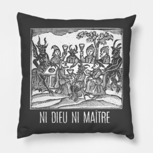 No gods, no masters Pillow