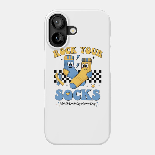 Rock Your Socks – World Down Syndrome Awareness Day Phone Case by ArtistTee ⭐⭐⭐⭐⭐