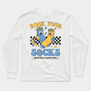 Rock Your Socks – World Down Syndrome Awareness Day Long Sleeve T-Shirt