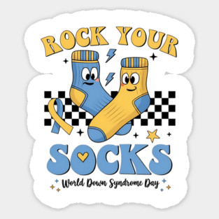 Rock Your Socks – World Down Syndrome Awareness Day Sticker