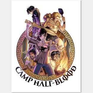 Camp Half-Blood - Black Text Posters and Art