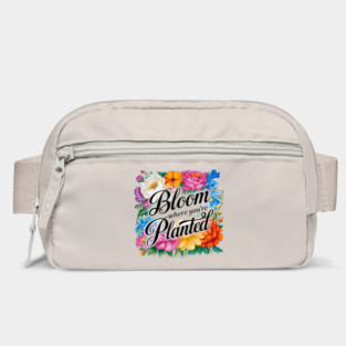 Bloom Where You're Planted - Inspirational Floral Design Bag