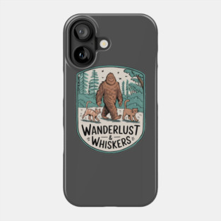 Wanderlust & Whiskers Phone Case