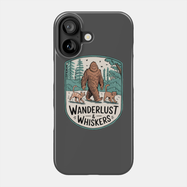 Wanderlust & Whiskers Phone Case by Pete the Cat Guy
