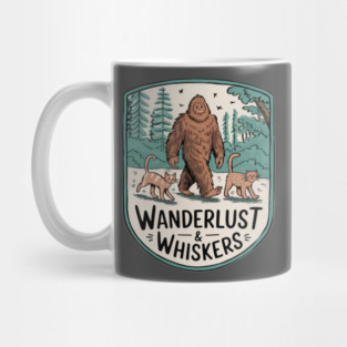 Wanderlust & Whiskers Mug