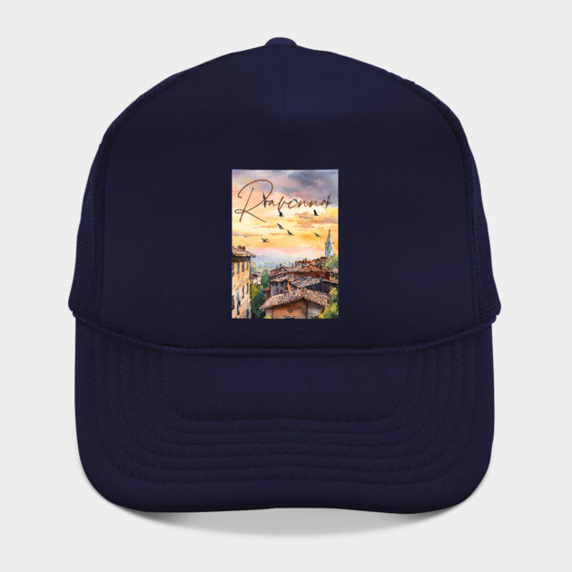 Ravenna Italy Watercolor Print – Historic European Travel Art by TuncGK