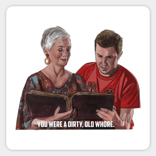 Grandma's Boy: A Dirty, Old Whore Magnet by 51Deesigns