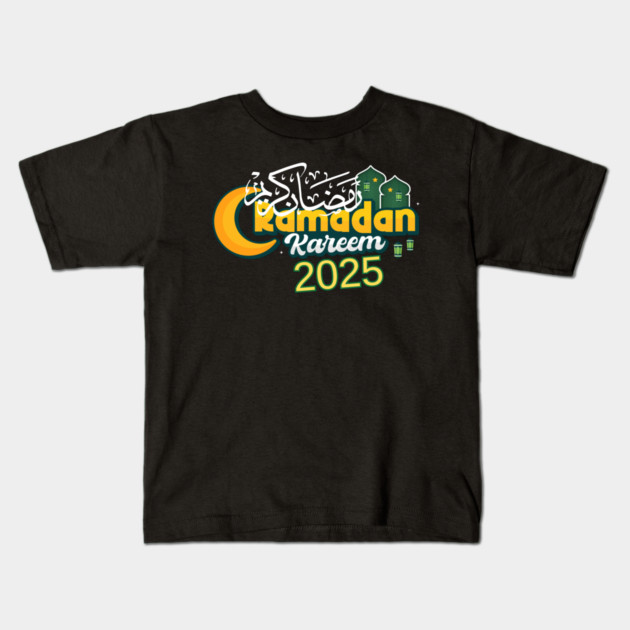 Ramadan 2025 Kids T-Shirt by BlackMeme94