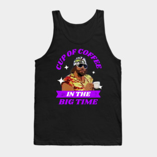 Macho Man Coffee Retro Tank Top