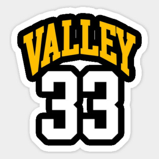 Larry Bird Valley HS Jersey (Front/Back Print) Magnet