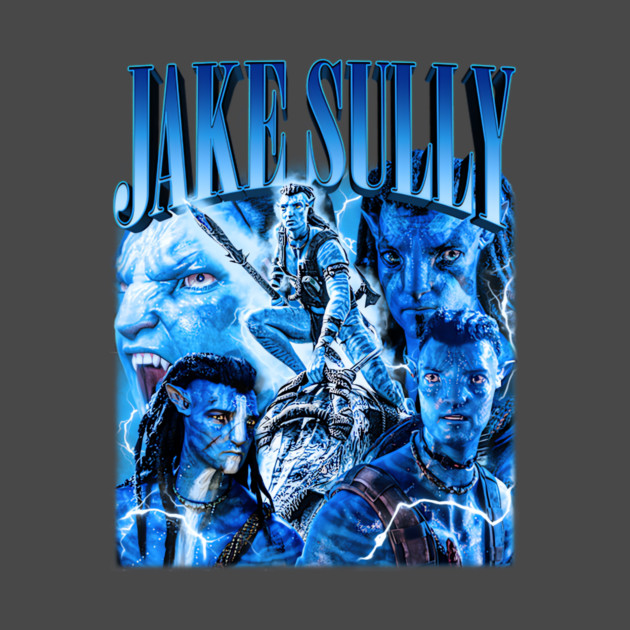 Jake Sully Avatar Bootleg Vintage Tee Merch Pillow