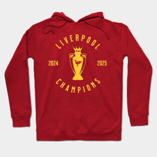 Liverpool Champions 25 yellow 3 Hoodie