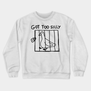 Retro got too silly Crewneck Sweatshirt