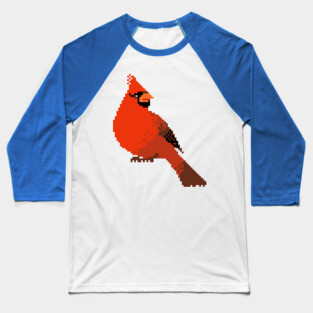 8-bit Cardinal Baseball T-Shirt