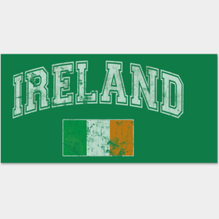 Ireland Flag Irish St Patricks Day Posters and Art