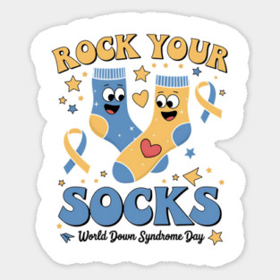 Rock Your Socks – World Down Syndrome Awareness Day Sticker