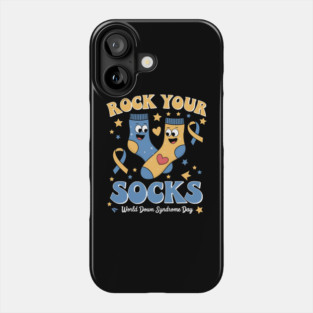 Rock Your Socks World Down Syndrome Awareness Day Phone Case