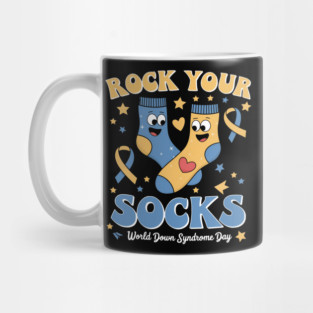 Rock Your Socks World Down Syndrome Awareness Day Mug