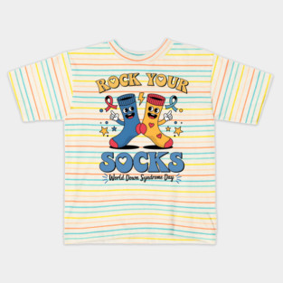 Rock - Your - Socks - Down - Syndrome - Awareness Kids T-Shirt