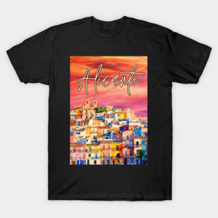 Alicante Vibrant Travel Poster – Colorful Spain Art Print T-Shirt