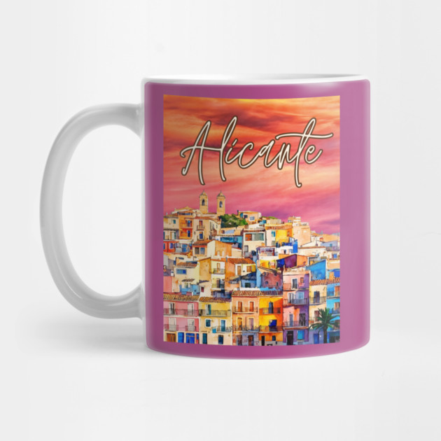 Alicante Vibrant Travel Poster – Colorful Spain Art Print by TuncGK