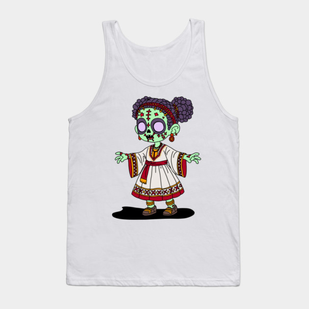 Cute Ethiopian Zombie Tank Top by H. R. Sinclair