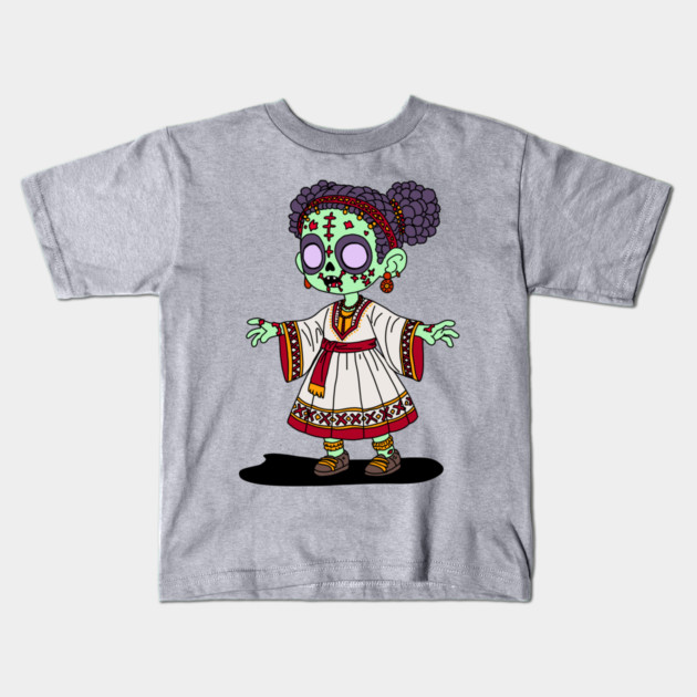 Cute Ethiopian Zombie Kids T-Shirt by H. R. Sinclair