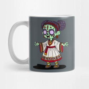 Cute Ethiopian Zombie Mug