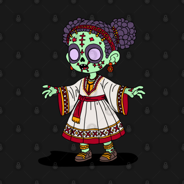 Cute Ethiopian Zombie by H. R. Sinclair