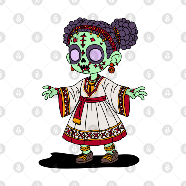 Cute Ethiopian Zombie by H. R. Sinclair