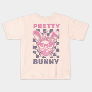 Cute Bunny Easter Design for Girls Kids T-Shirt