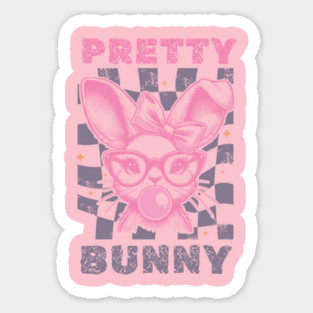 Cute Bunny Easter Design for Girls Magnet
