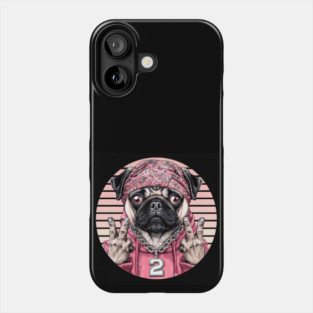Pug Life: Urban Swagger Pug Boss Phone Case
