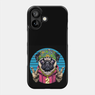 Pug Life: Urban Swagger Pug Boss Phone Case