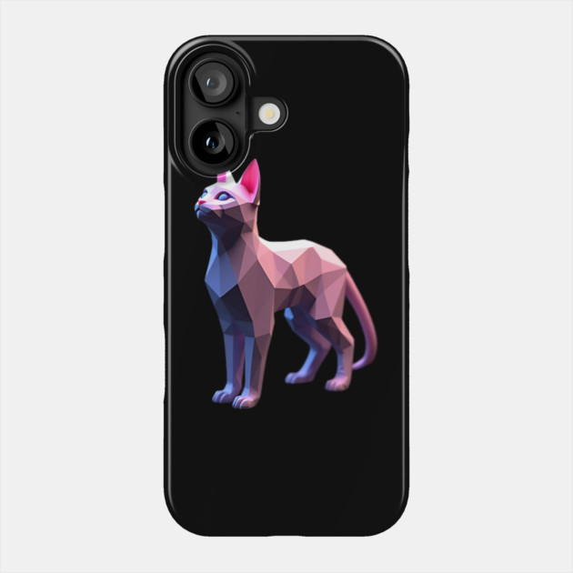 3D Cat Phone Case by animegirlnft