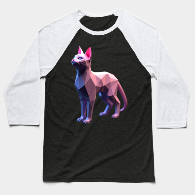 3D Cat Baseball T-Shirt by animegirlnft