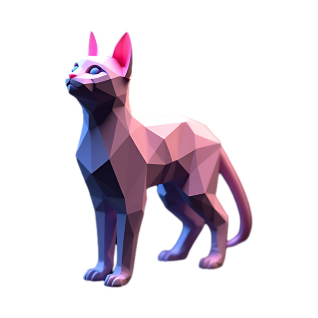 3D Cat by animegirlnft