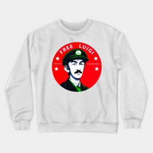 FREE LUIGI MANGIONE !! Crewneck Sweatshirt