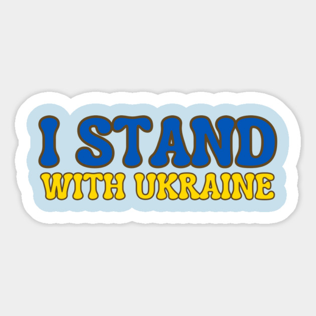 I Stand With Ukraine Magnet by Creatifly Graphic Tees