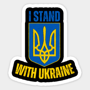 I Stand With Ukraine Magnet