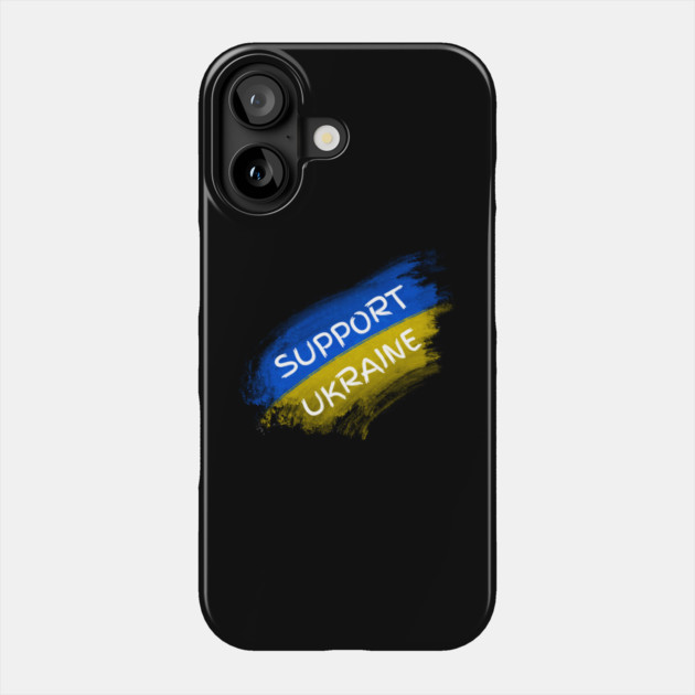 Support Ukraine Phone Case by Creatifly Graphic Tees