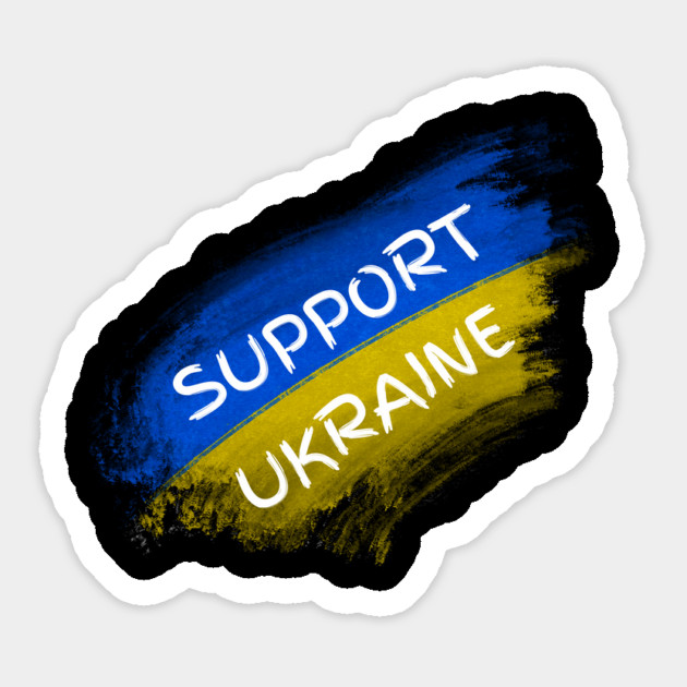 Support Ukraine Magnet by Creatifly Graphic Tees