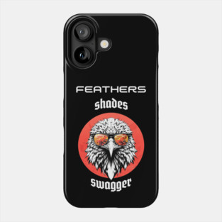 Urban Eagle: Feathers, Shades, Swagger Phone Case