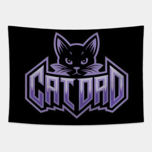 Cat Dad Tapestry