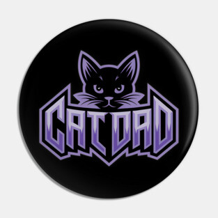 Cat Dad Pin